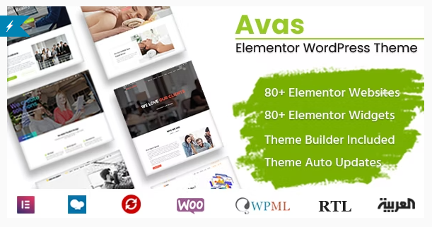 Avas - Elementor MultiPurpose WordPress Theme