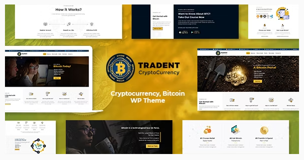 Tradent - Cryptocurrency, Bitcoin WordPress Theme