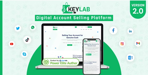 KeyLab - Digital Account Selling Platform