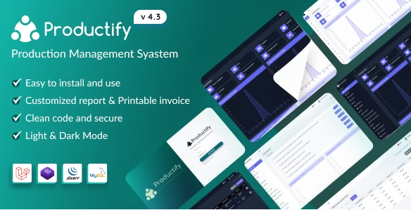 Productify - Production Management System