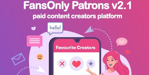 PHP FansOnly Patrons - Paid Content Creators Platform