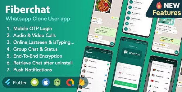 Fiberchat - Whatsapp Clone Full Chat & Call App