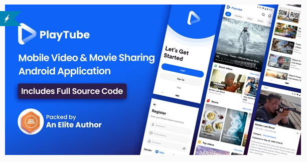 PlayTube - Mobile Video & Movie Sharing Android Native Application