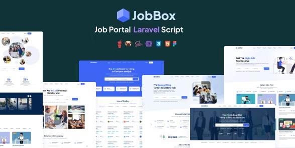 JobBox - Laravel Job Portal Multilingual System