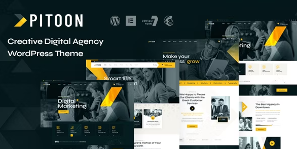 Pitoon - Creative Digital Agency WordPress Theme