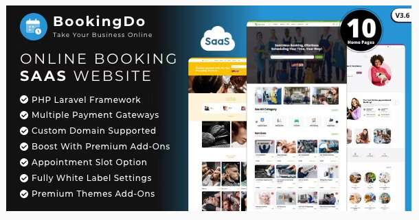 BookingDo SaaS - Multi Business Appointment Scheduling